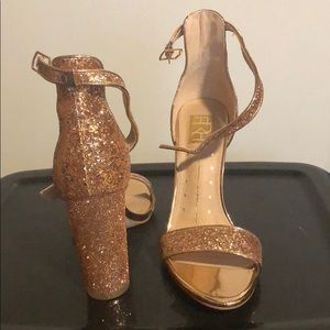Rose gold heels
